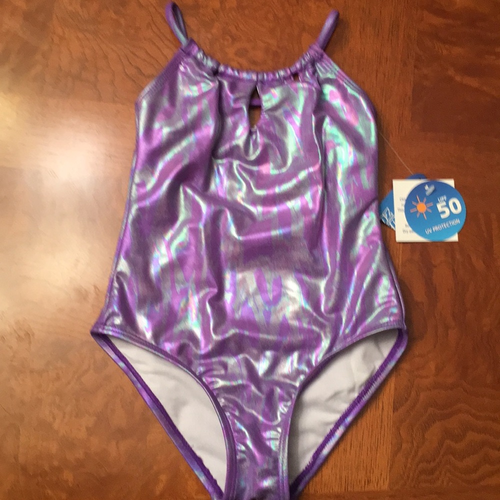 NWT-Girls Wave Zone One Piece Swimsuit